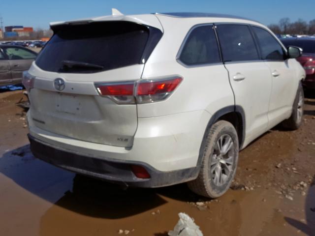 5TDKKRFH8ES026306 - 2014 TOYOTA HIGHLANDER XLE  photo 4