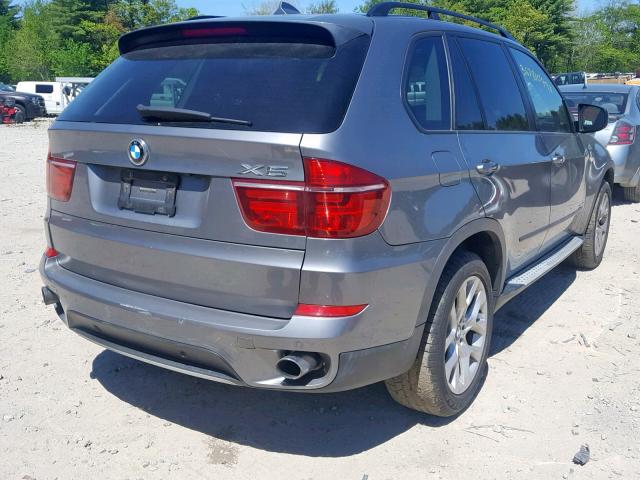 5UXZV4C56BL413905 - 2011 BMW X5 XDRIVE3 SILVER photo 4