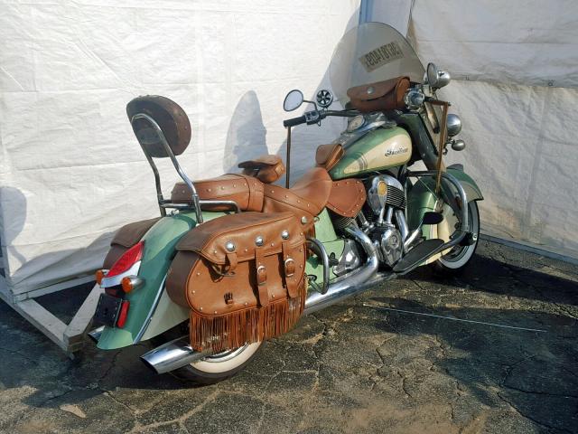 56KCCVAA0F3326536 - 2015 INDIAN MOTORCYCLE CO. CHIEF VINT GREEN photo 4