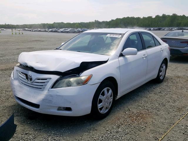 4T1BK46K37U516421 - 2007 TOYOTA CAMRY NEW WHITE photo 2