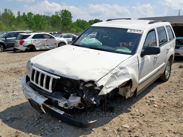 1J8GR48K17C521280 - 2007 JEEP GRAND CHER WHITE photo 2