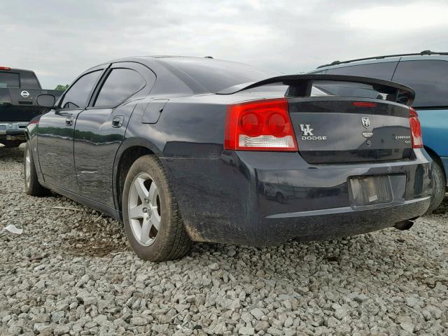 2B3KA33V29H562099 - 2009 DODGE CHARGER SX BLACK photo 3