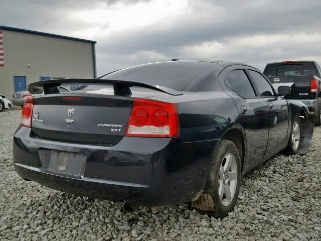 2B3KA33V29H562099 - 2009 DODGE CHARGER SX BLACK photo 4