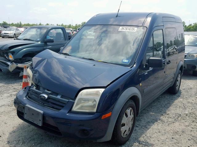 NM0KS9BN4AT018143 - 2010 FORD TRANSIT CO BLUE photo 2