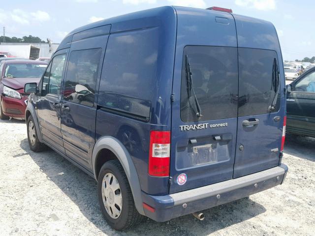 NM0KS9BN4AT018143 - 2010 FORD TRANSIT CO BLUE photo 3