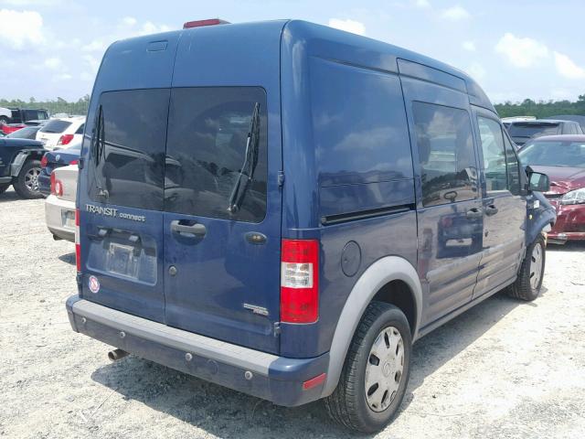 NM0KS9BN4AT018143 - 2010 FORD TRANSIT CO BLUE photo 4