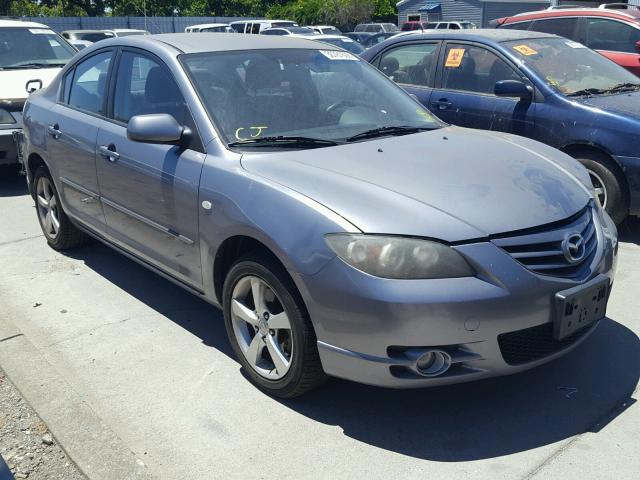 JM1BK123141103380 - 2004 MAZDA 3 S GRAY photo 1