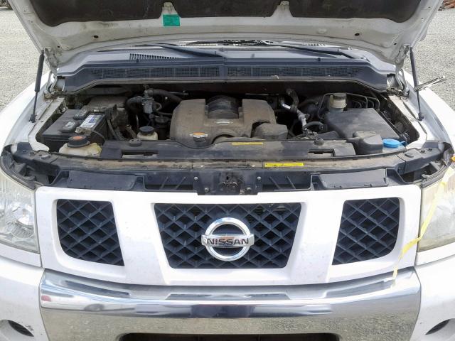 5N1AA08B65N716494 - 2005 NISSAN ARMADA SE WHITE photo 7