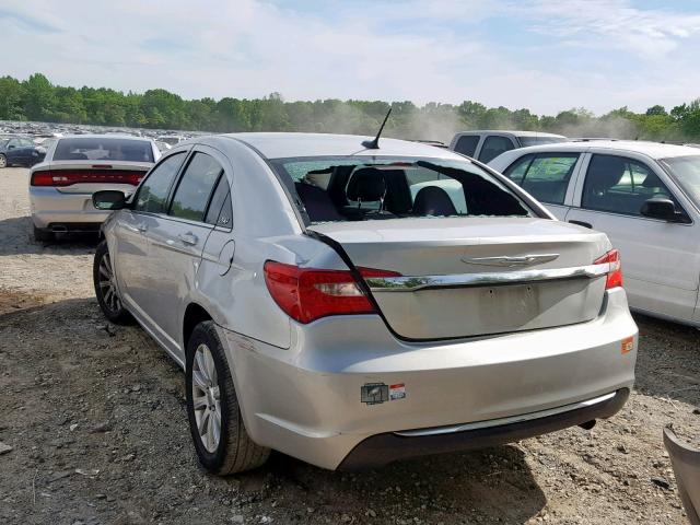 1C3CCBBB2CN331186 - 2012 CHRYSLER 200 TOURIN SILVER photo 3