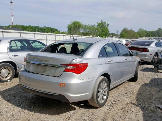 1C3CCBBB2CN331186 - 2012 CHRYSLER 200 TOURIN SILVER photo 4