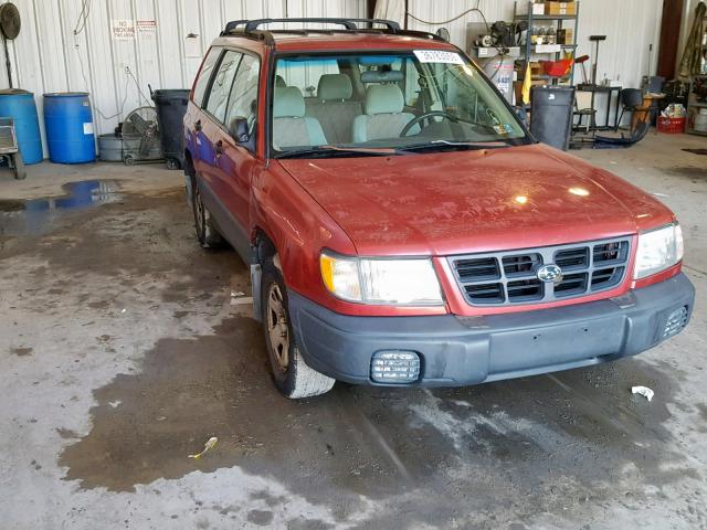 JF1SF6351XH703867 - 1999 SUBARU FORESTER L RED photo 1