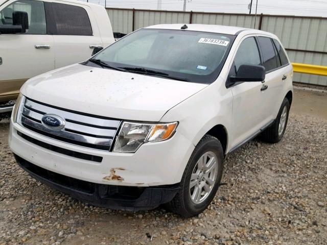 2FMDK3GC2ABB27518 - 2010 FORD EDGE SE WHITE photo 2