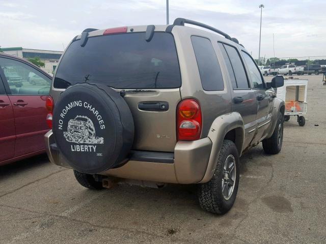 1J4GL38K62W366875 - 2002 JEEP LIBERTY RE GOLD photo 4