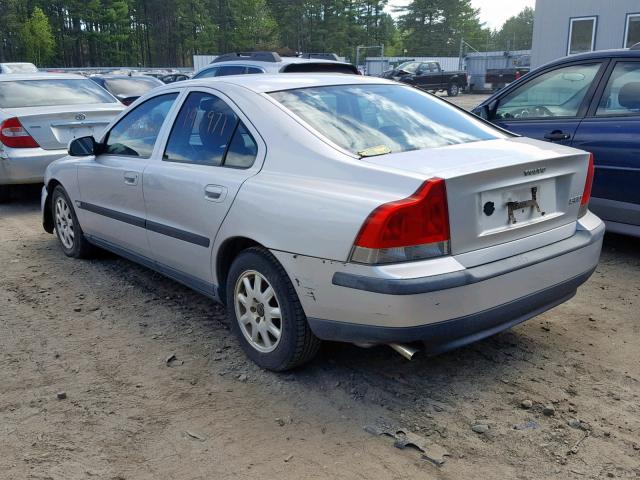 YV1RS61R412070649 - 2001 VOLVO S60 SILVER photo 3