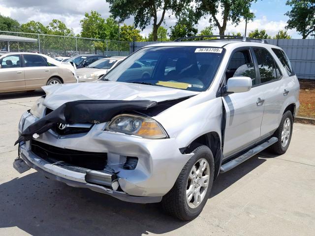 2HNYD18864H544487 - 2004 ACURA MDX TOURIN SILVER photo 2