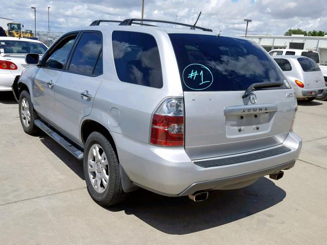 2HNYD18864H544487 - 2004 ACURA MDX TOURIN SILVER photo 3