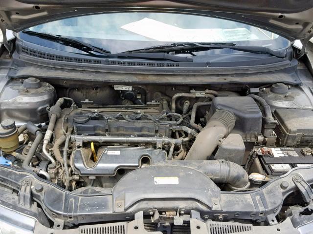 KNAFU4A20A5309863 - 2010 KIA FORTE EX GRAY photo 7