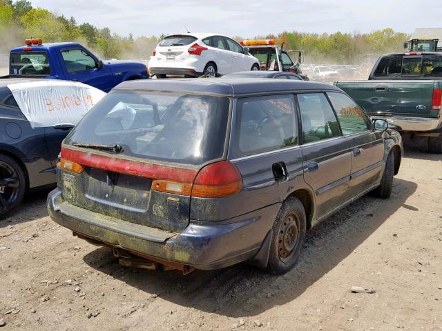 4S3BK4353T6932826 - 1996 SUBARU LEGACY L BLUE photo 4