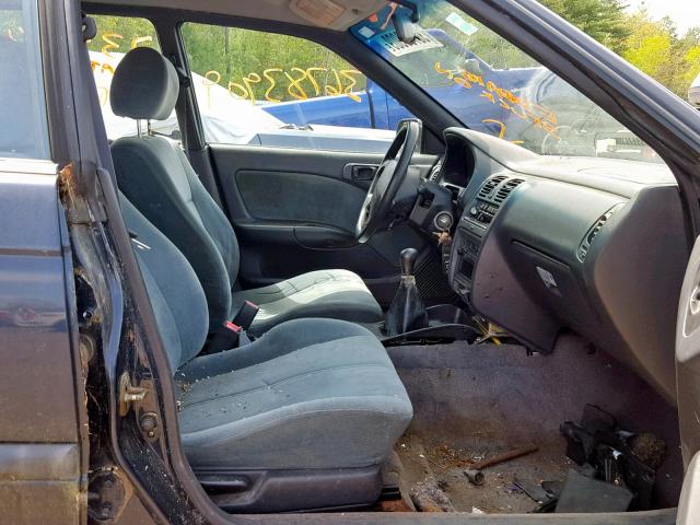 4S3BK4353T6932826 - 1996 SUBARU LEGACY L BLUE photo 5