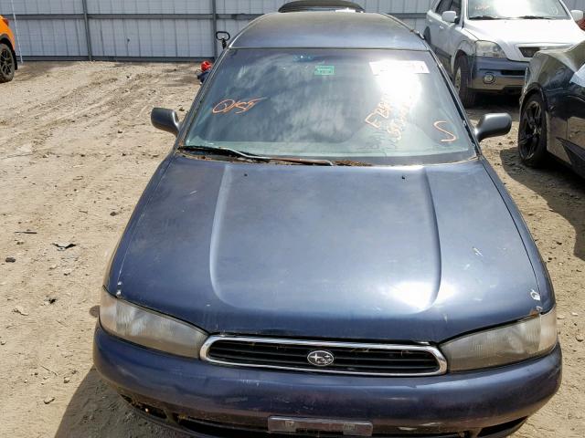 4S3BK4353T6932826 - 1996 SUBARU LEGACY L BLUE photo 9