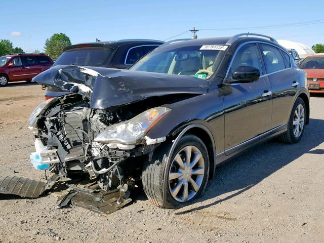 JN1AJ0HR3CM451914 - 2012 INFINITI EX35 BASE BLACK photo 2