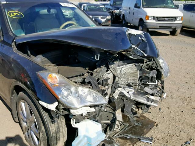 JN1AJ0HR3CM451914 - 2012 INFINITI EX35 BASE BLACK photo 9