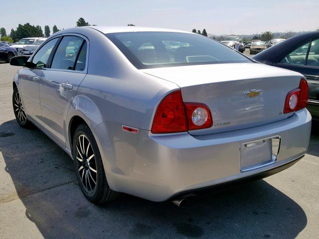 1G1ZH57B29F164809 - 2009 CHEVROLET MALIBU 1LT 银色 照片 3