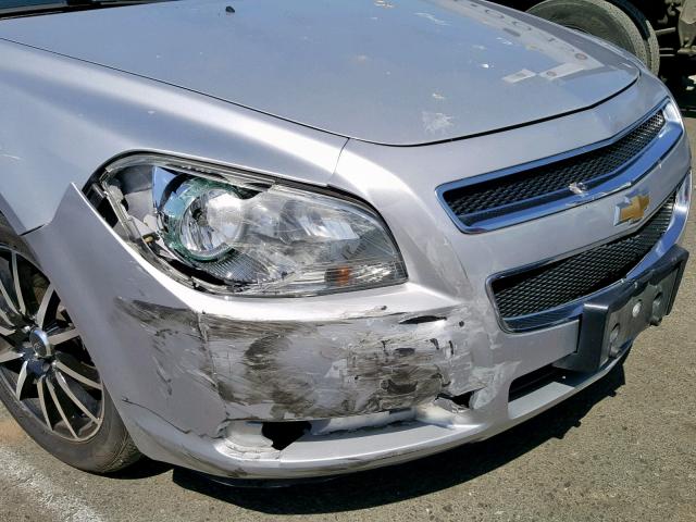 1G1ZH57B29F164809 - 2009 CHEVROLET MALIBU 1LT 银色 照片 9