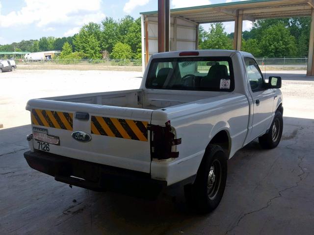 1FTYR10D36PA48965 - 2006 FORD RANGER WHITE photo 4