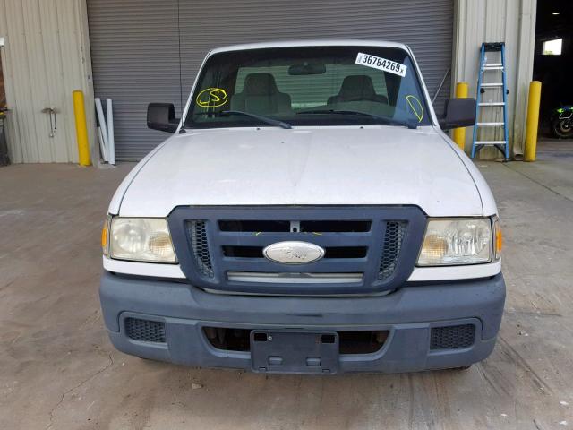 1FTYR10D36PA48965 - 2006 FORD RANGER WHITE photo 9