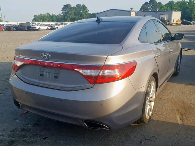 KMHFH4JG6DA249226 - 2013 HYUNDAI AZERA GLS SILVER photo 4