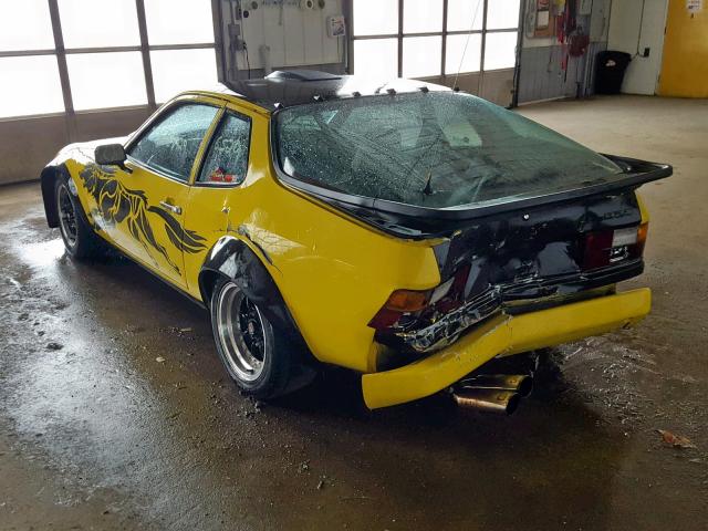 9247202657 - 1977 PORSCHE 924 YELLOW photo 3