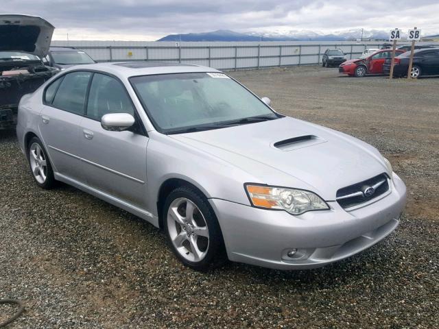 4S3BL676X66219647 - 2006 SUBARU LEGACY GT SILVER photo 1