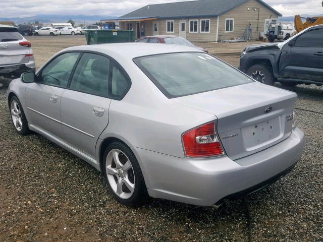 4S3BL676X66219647 - 2006 SUBARU LEGACY GT SILVER photo 3