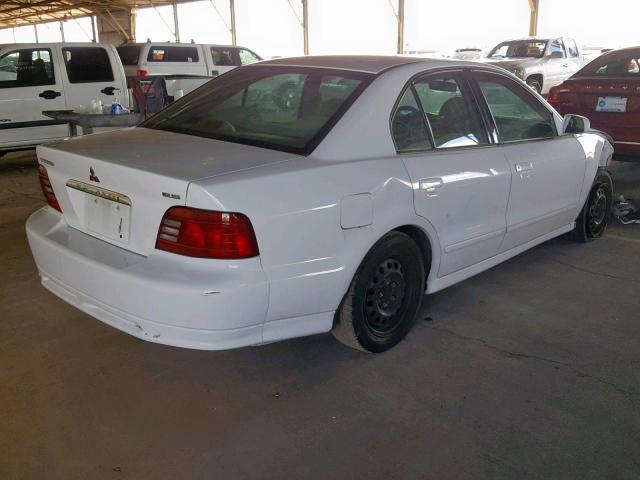 4A3AA46G2XE083096 - 1999 MITSUBISHI GALANT WHITE photo 4