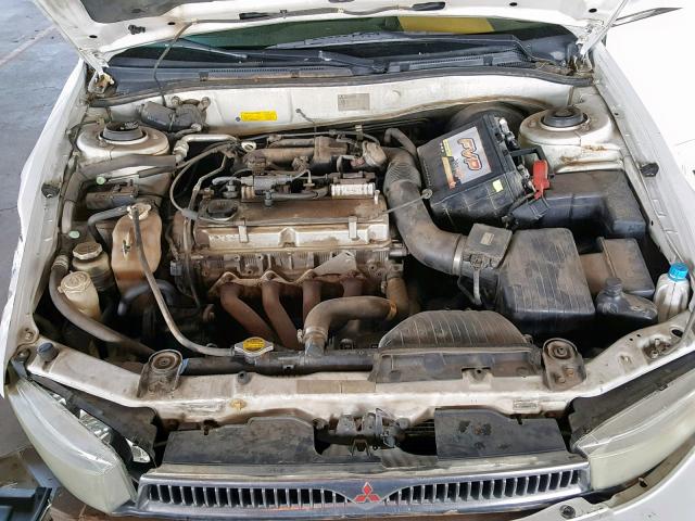 4A3AA46G2XE083096 - 1999 MITSUBISHI GALANT WHITE photo 7