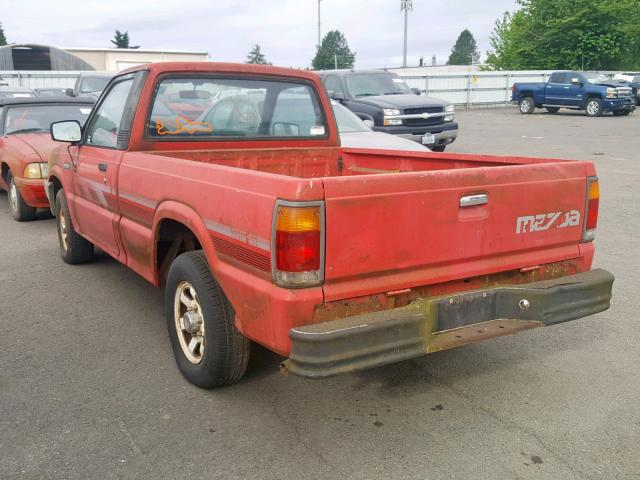 JM2UF1133K0790696 - 1989 MAZDA B2200 SHOR RED photo 3