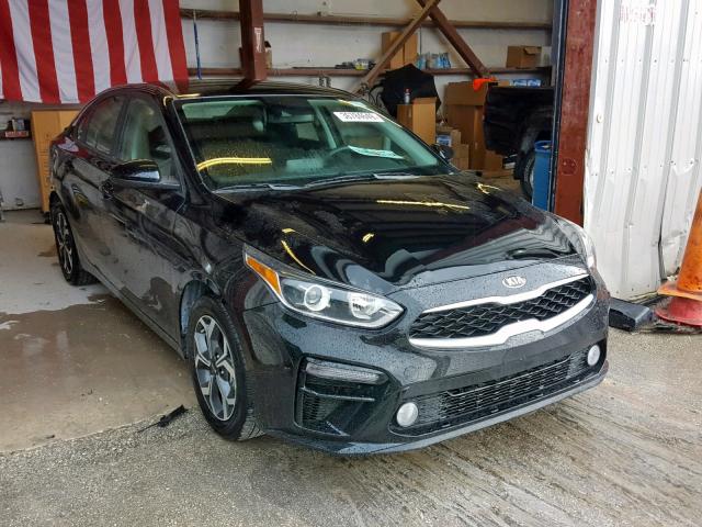 3KPF24AD4KE004592 - 2019 KIA FORTE FE BLACK photo 1