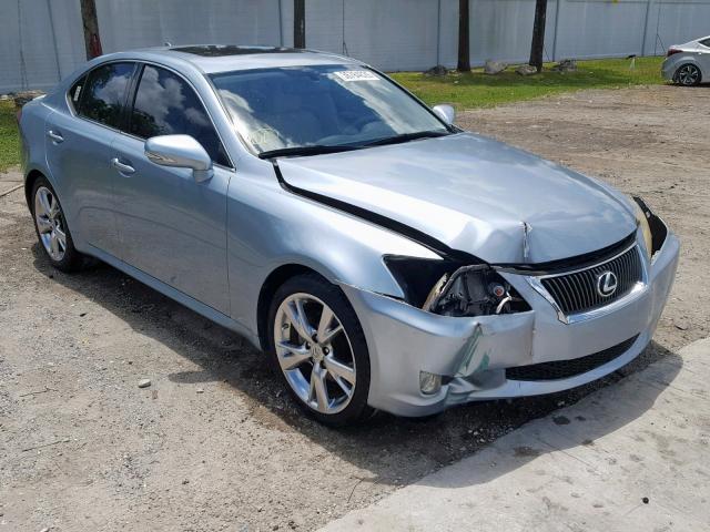 JTHBK262895089452 - 2009 LEXUS IS 250 BLUE photo 1