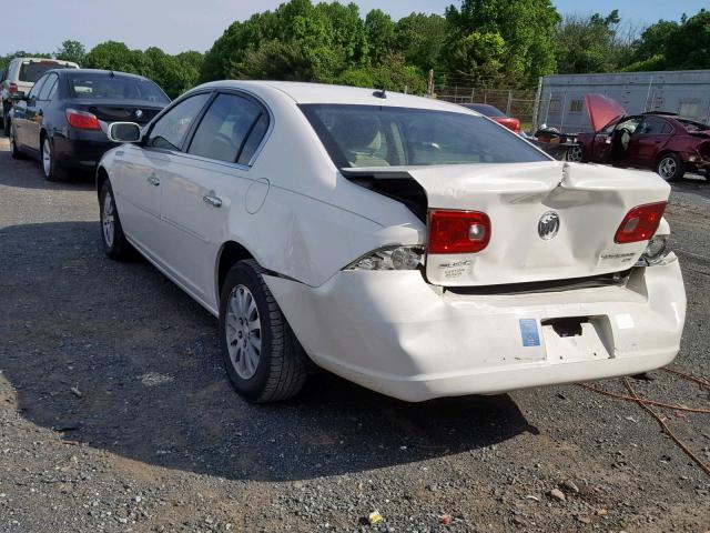 1G4HP57286U145254 - 2006 BUICK LUCERNE CX WHITE photo 3