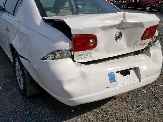 1G4HP57286U145254 - 2006 BUICK LUCERNE CX WHITE photo 9