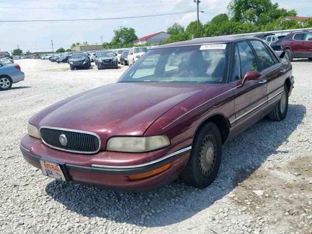 1G4HP52K3VH499701 - 1997 BUICK LESABRE CU BURGUNDY photo 2