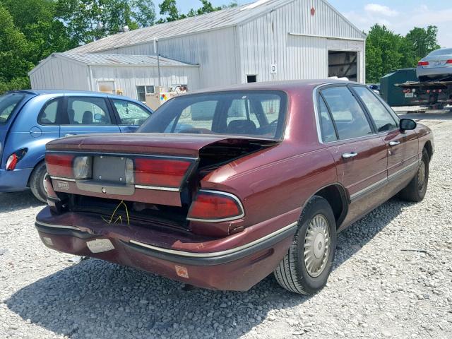 1G4HP52K3VH499701 - 1997 BUICK LESABRE CU BURGUNDY photo 4