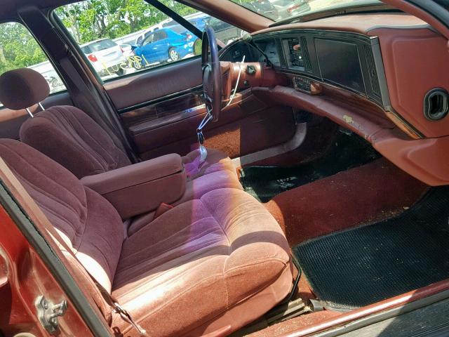 1G4HP52K3VH499701 - 1997 BUICK LESABRE CU BURGUNDY photo 5