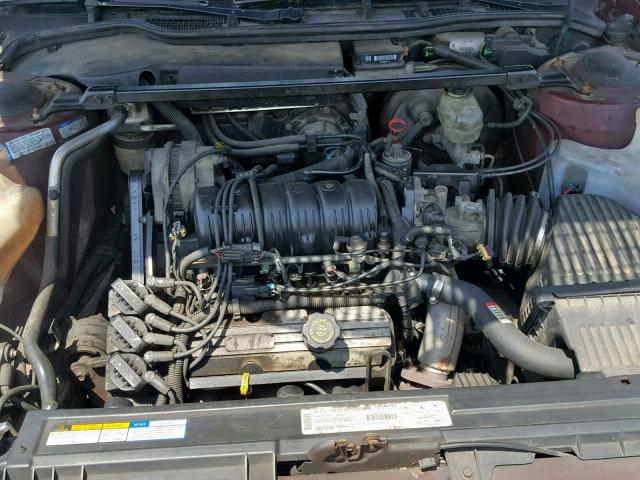 1G4HP52K3VH499701 - 1997 BUICK LESABRE CU BURGUNDY photo 7