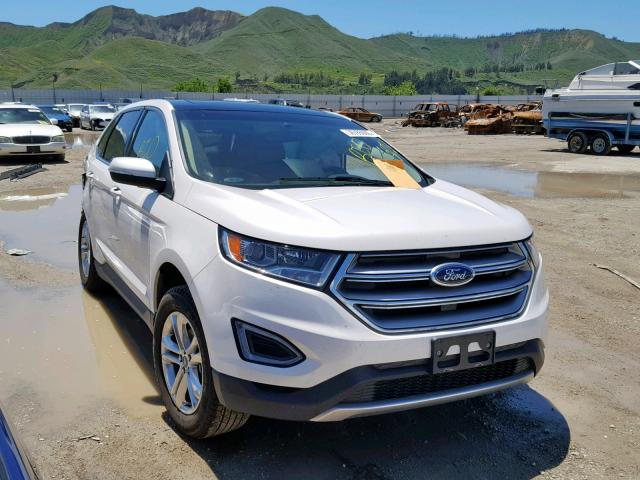 2FMPK3J9XHBB69097 - 2017 FORD EDGE SEL WHITE photo 1