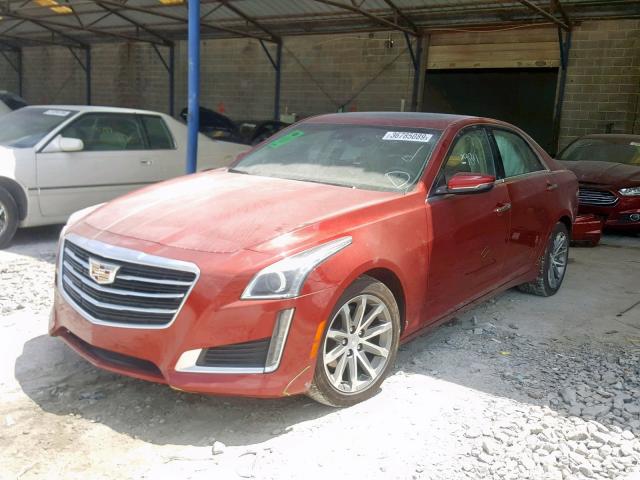 1G6AR5SS6G0135860 - 2016 CADILLAC CTS LUXURY BURGUNDY photo 2