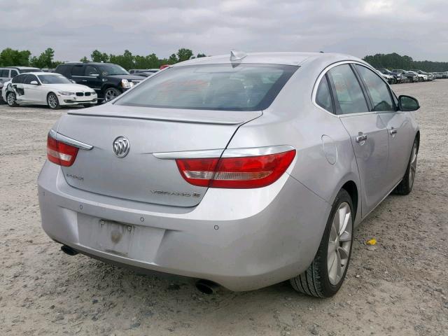 1G4PT5SV2F4213945 - 2015 BUICK VERANO PRE SILVER photo 4