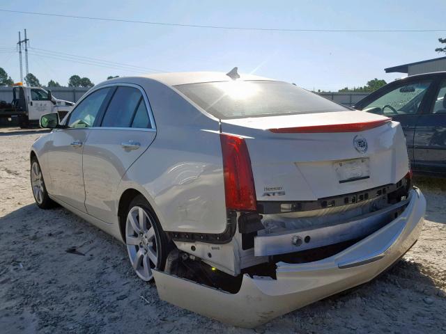 1G6AA5RA2D0160982 - 2013 CADILLAC ATS WHITE photo 3