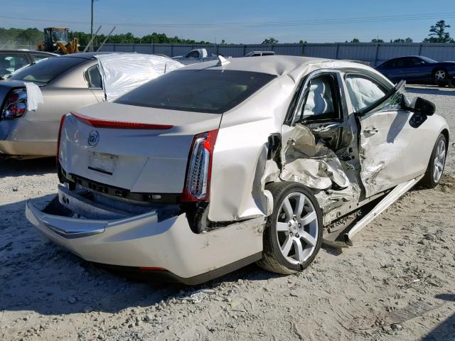 1G6AA5RA2D0160982 - 2013 CADILLAC ATS WHITE photo 4